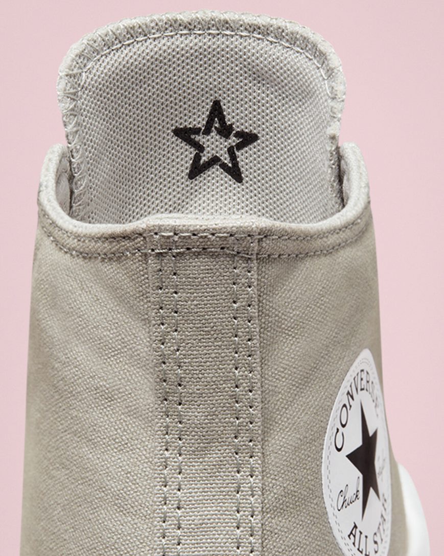 Women's Converse Chuck Taylor All Star Move High Top Platform Shoes Olive / White | AU 608E9H